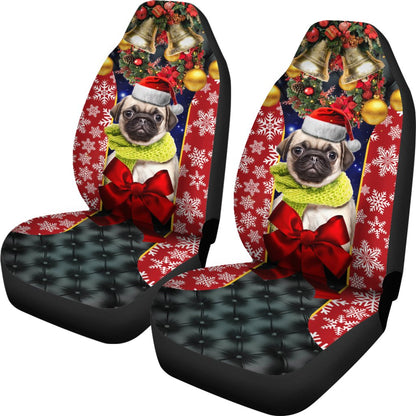 Puppy Pug English Mastiff Premium Custom Car Seat Covers Decor Protector