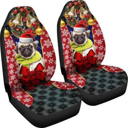 Puppy Pug English Mastiff Premium Custom Car Seat Covers Decor Protector