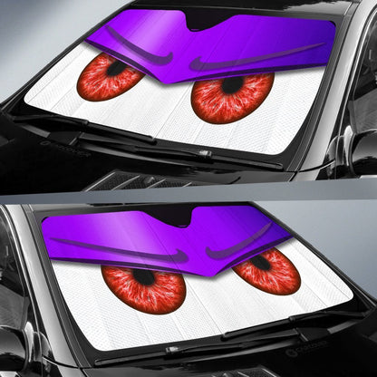 Purple Unwelcome Car Eyes Sun Shade Custom Car Accessories