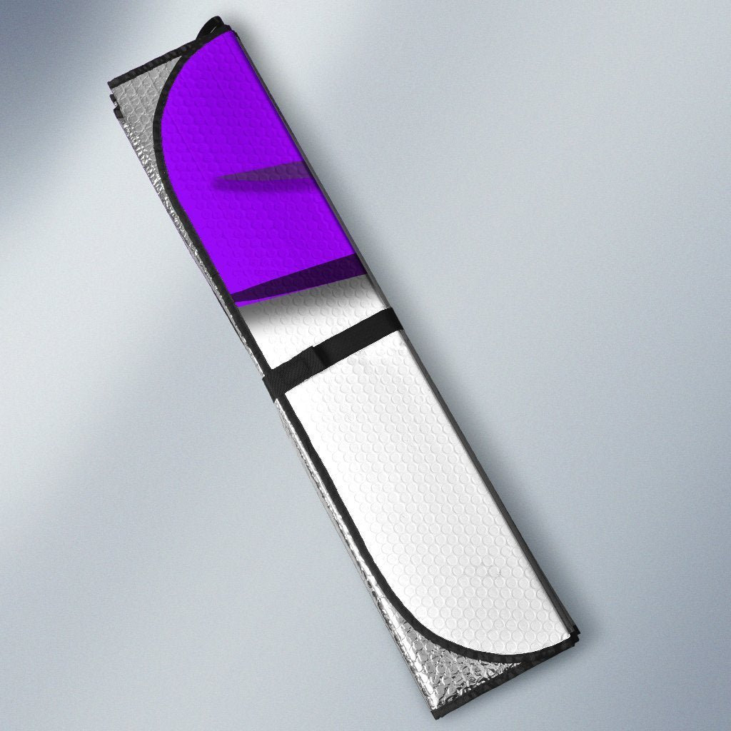 Purple Unwelcome Car Eyes Sun Shade Custom Car Accessories