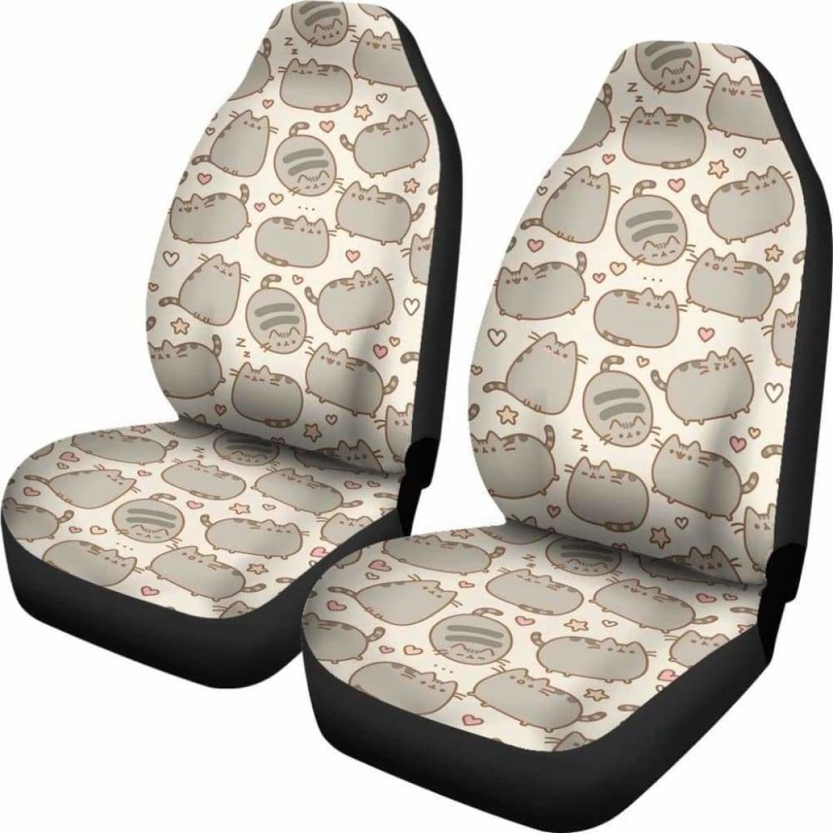 Pusheen Car Seat Covers Universal Fit 051012