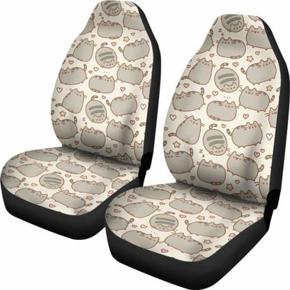 Pusheen Car Seat Covers Universal Fit 051012