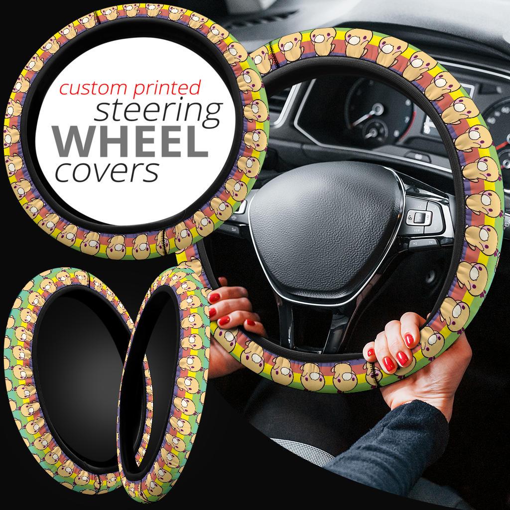 Pysduck Anime Custom Car Steering Wheel Cover