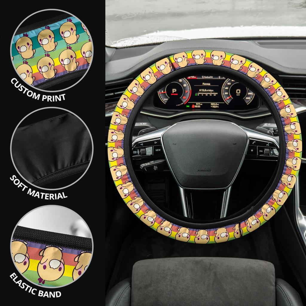 Pysduck Anime Custom Car Steering Wheel Cover