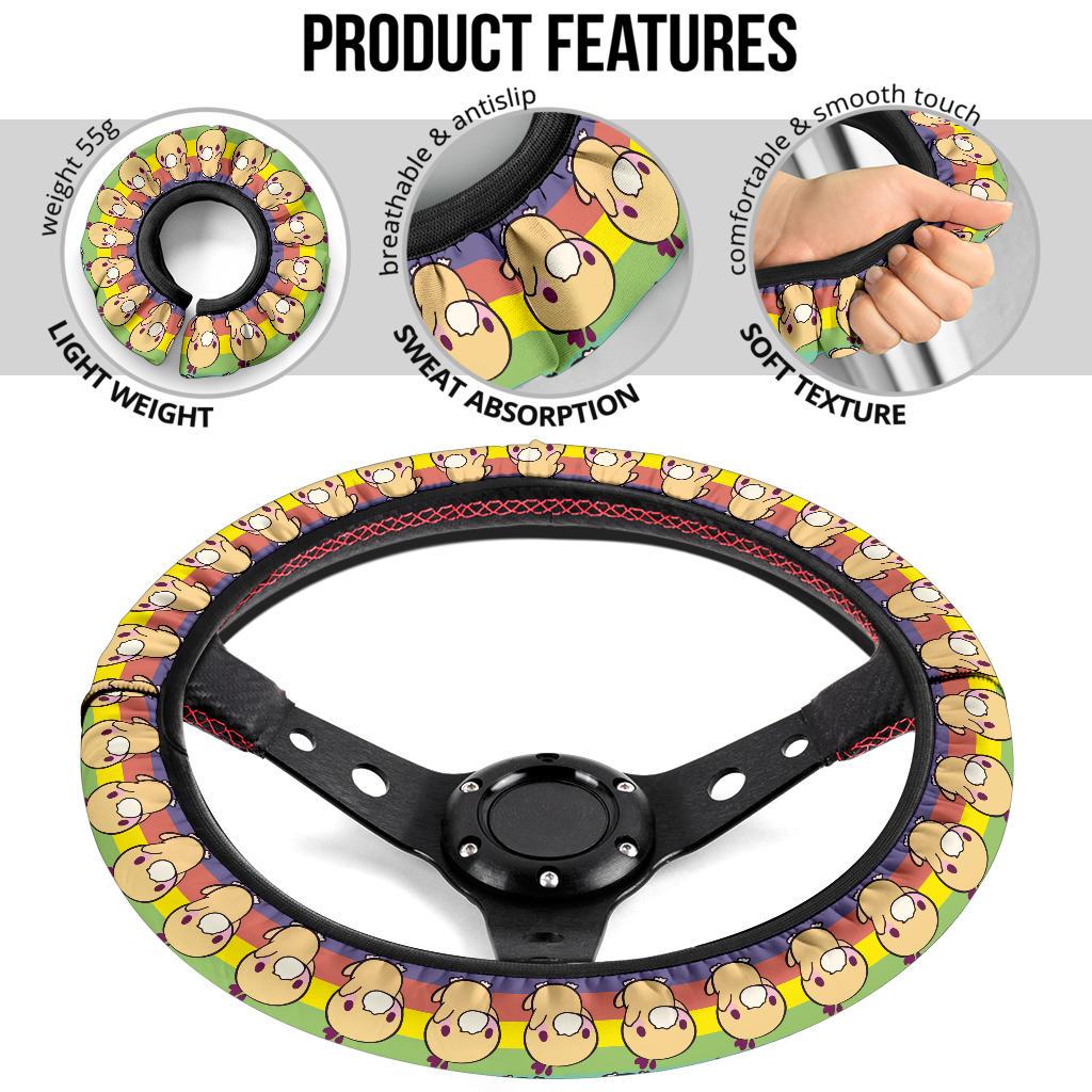 Pysduck Anime Custom Car Steering Wheel Cover