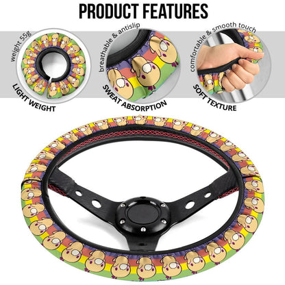 Pysduck Anime Custom Car Steering Wheel Cover