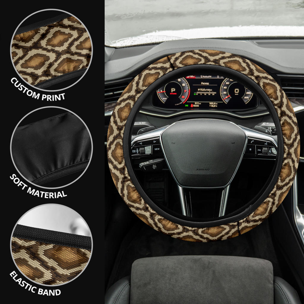 Python Premium Car Steering Wheel Cover
