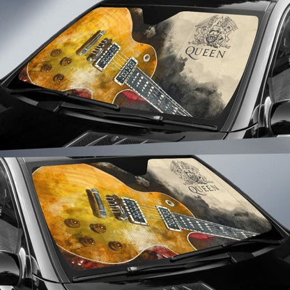 Queen Car Auto Sun Shade Guitar Rock Band Fan Universal Fit 174503
