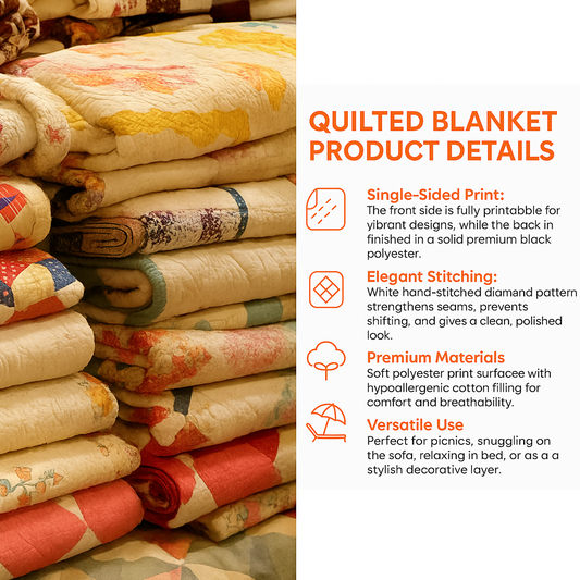 Mommy Dachshund Quilt Blanket Funny