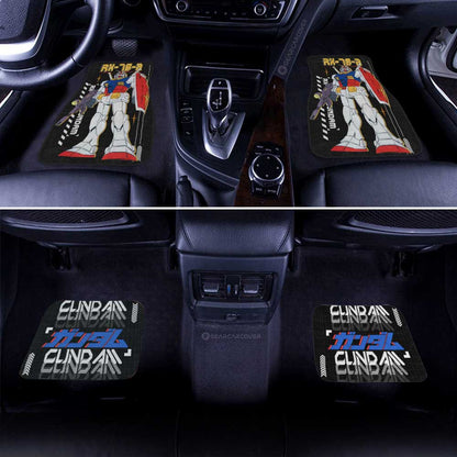 RX-78-2 Gundam Car Floor Mats Custom Gundam Anime Car Accessories