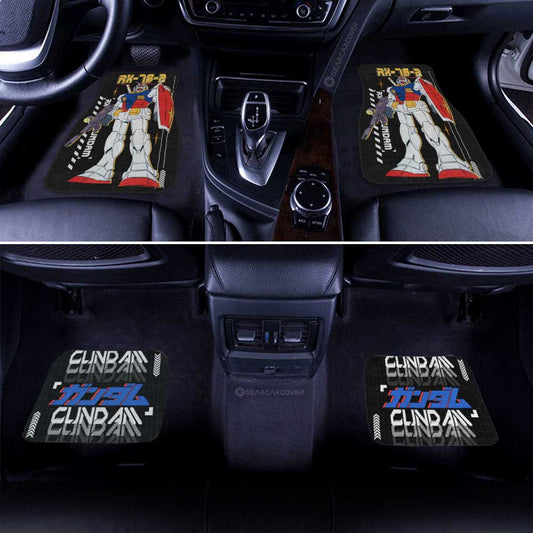 RX-78-2 Gundam Car Floor Mats Custom Gundam Anime Car Accessories