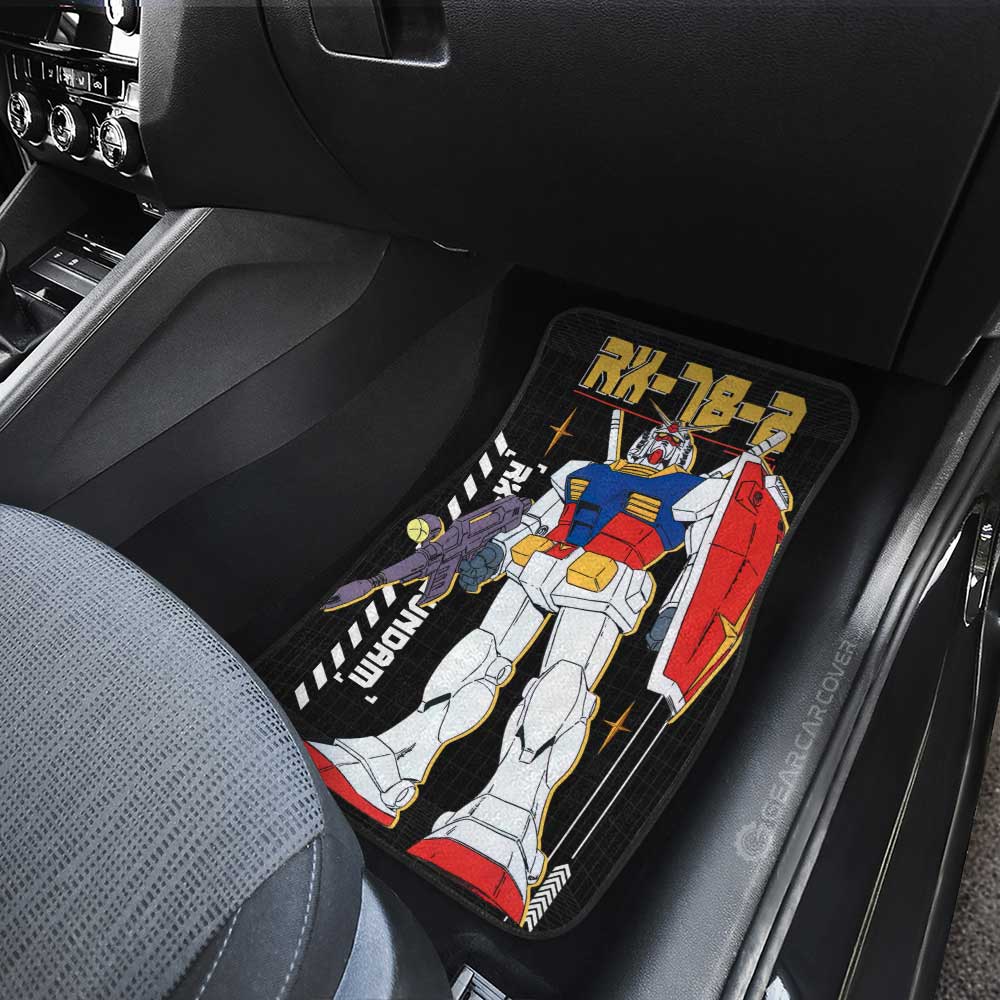 RX-78-2 Gundam Car Floor Mats Custom Gundam Anime Car Accessories