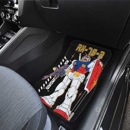 RX-78-2 Gundam Car Floor Mats Custom Gundam Anime Car Accessories