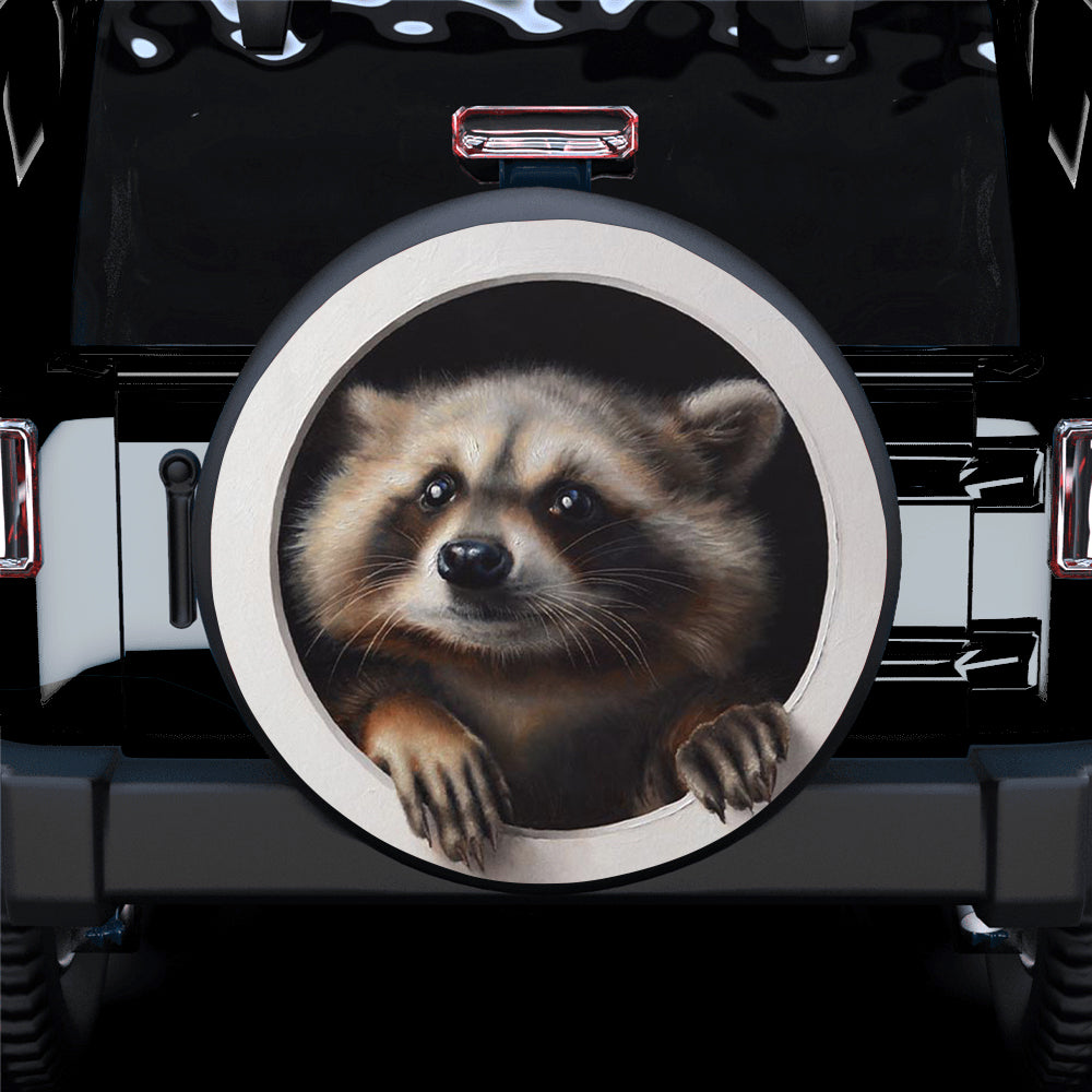 Racoon Jeep Car Spare Tire Cover