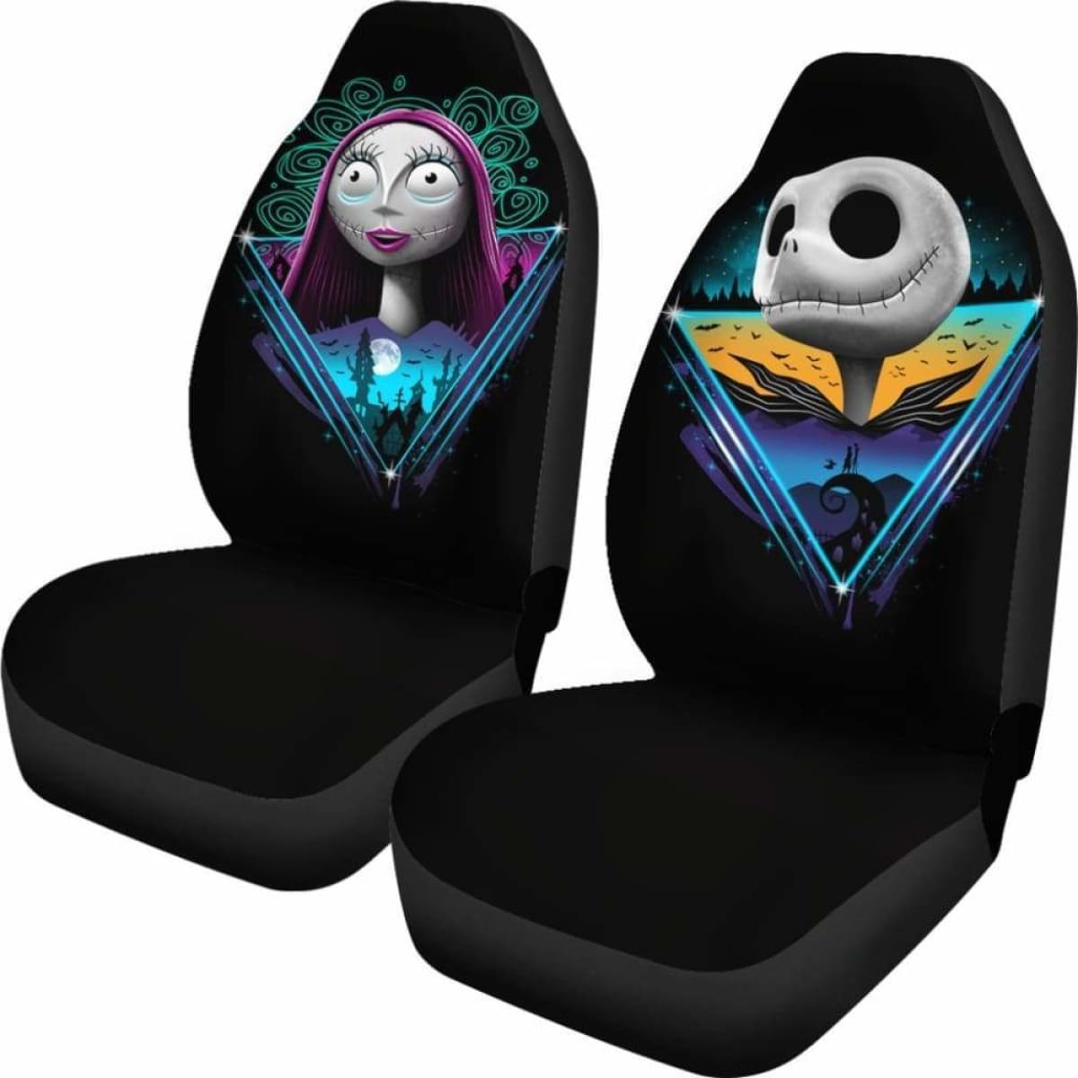 Rad Jack And Sally Car Seat Covers Universal Fit 051012