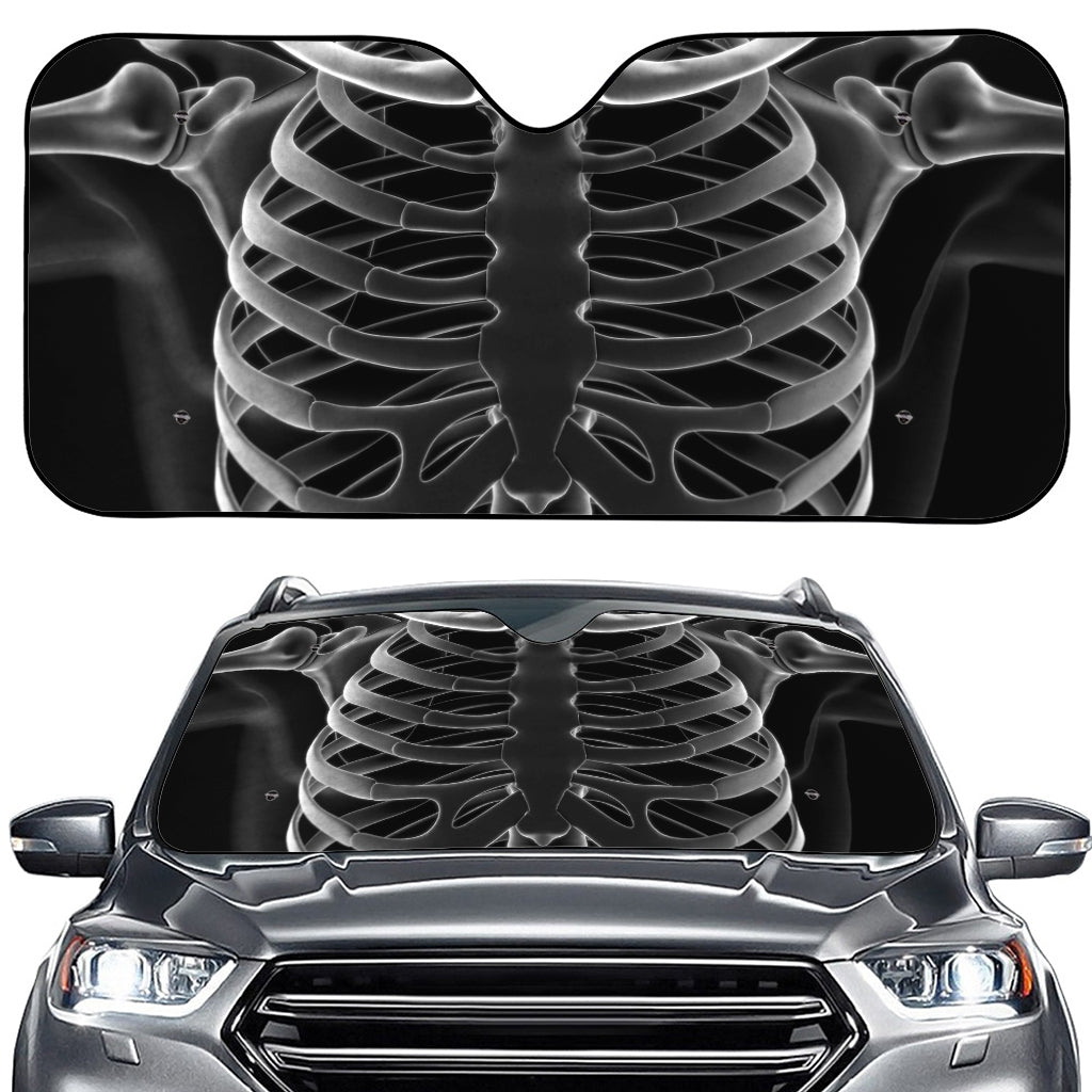 Radiologist X-Ray Film Print Car Windshield Sun Shade