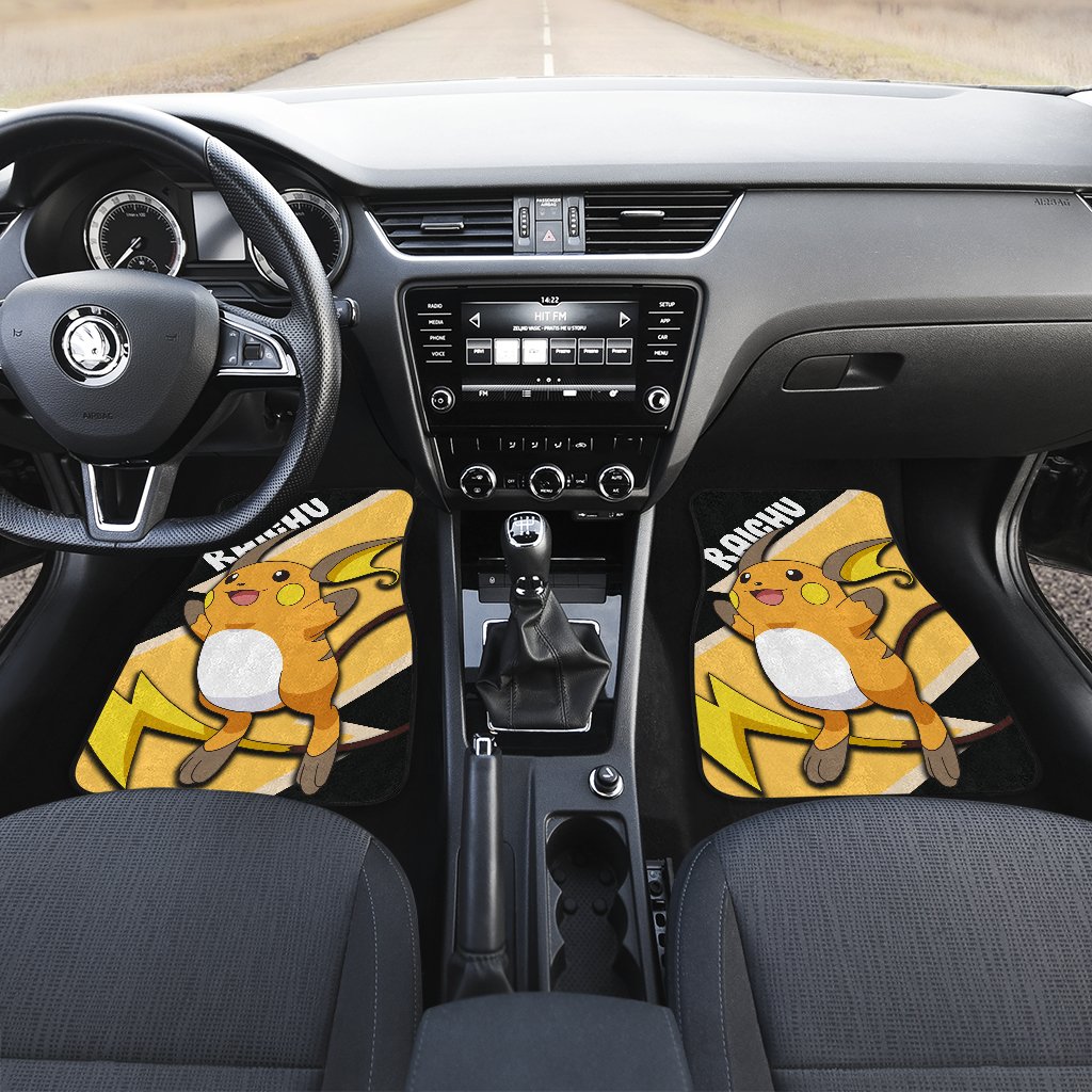 Raichu Car Floor Mats Custom Anime Car Interior Accessories