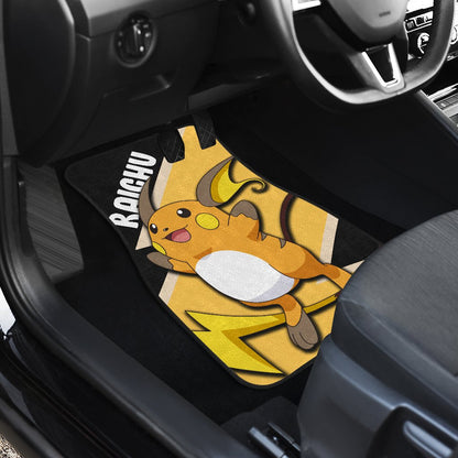 Raichu Car Floor Mats Custom Anime Car Interior Accessories