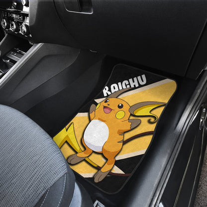 Raichu Car Floor Mats Custom Anime Car Interior Accessories