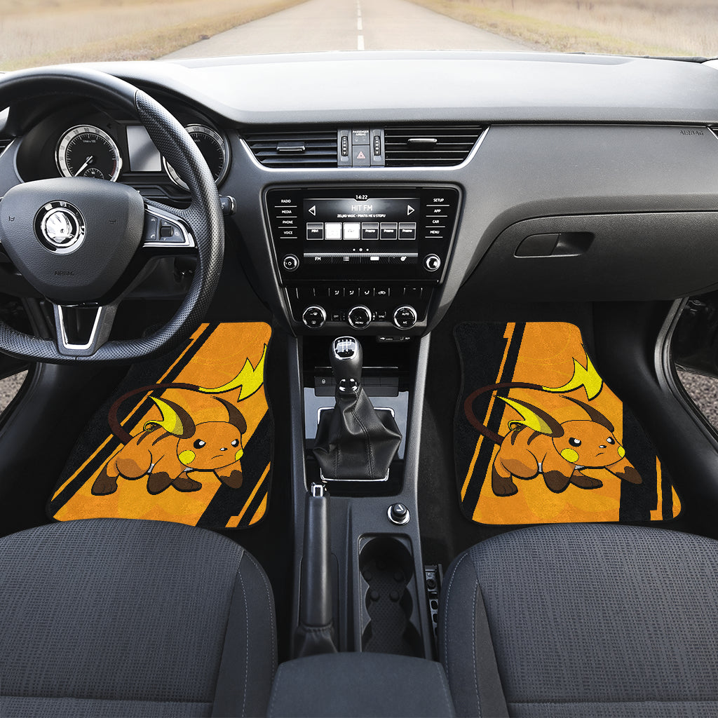 Raichu Pokemon Car Floor Mats Style Custom For Fans Ci230130-02a