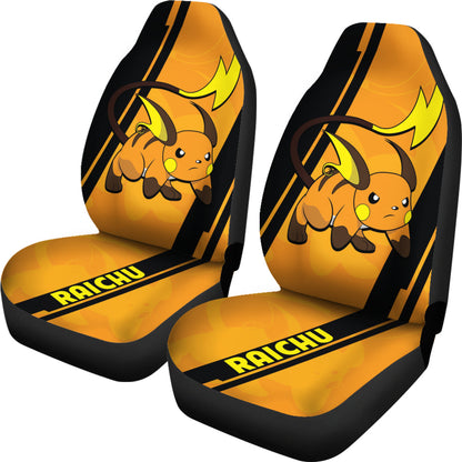 Raichu Pokemon Car Seat Covers Style Custom For Fans Ci230127-02