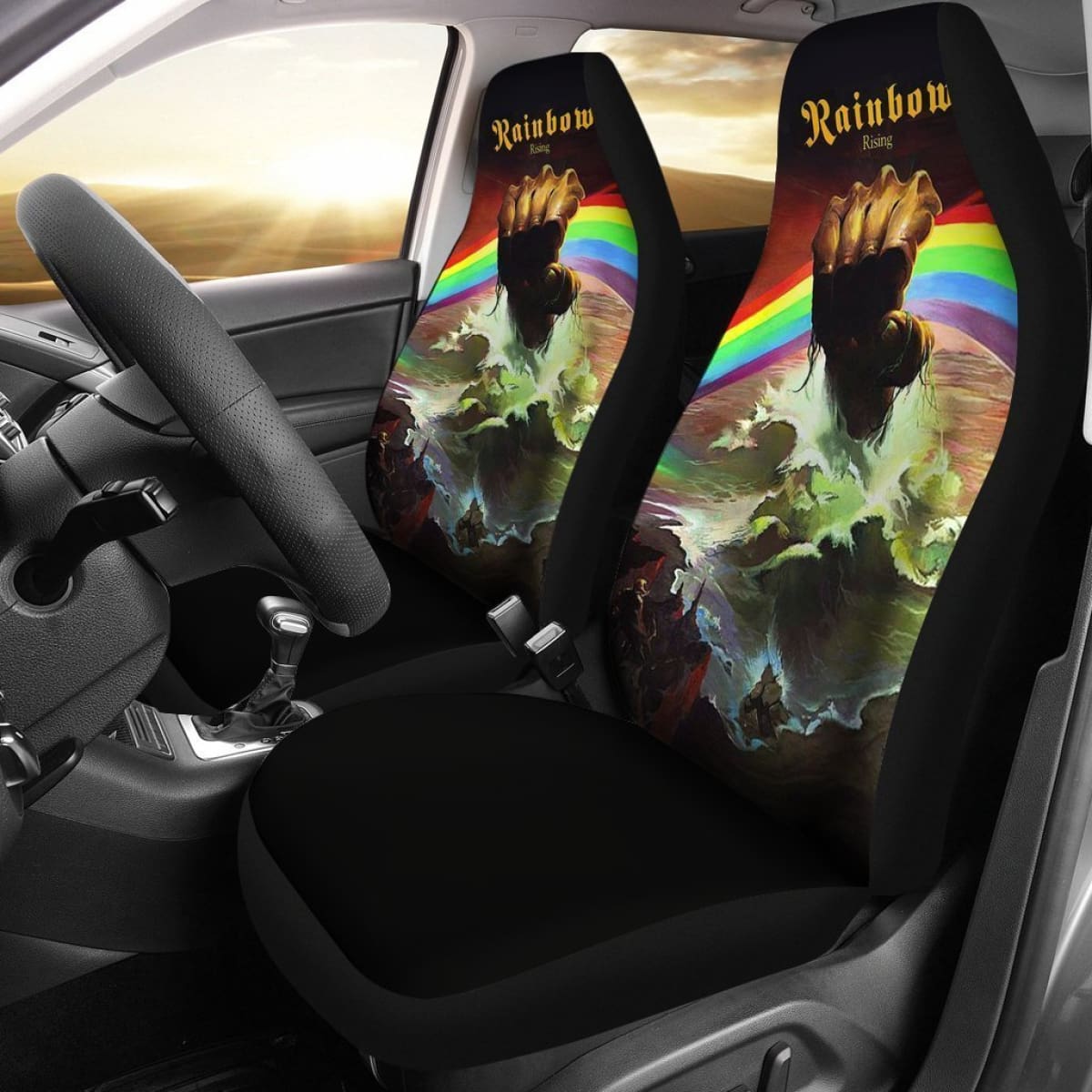 Rainbow Rock Band Car Seat Covers Lt04 Universal Fit 225721