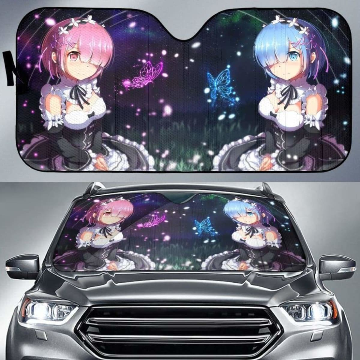 Ram And Rem Car Auto Sun Shades Universal Fit 051312
