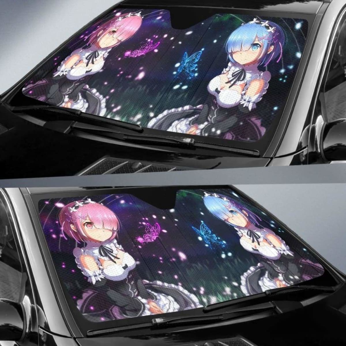 Ram And Rem Car Auto Sun Shades Universal Fit 051312