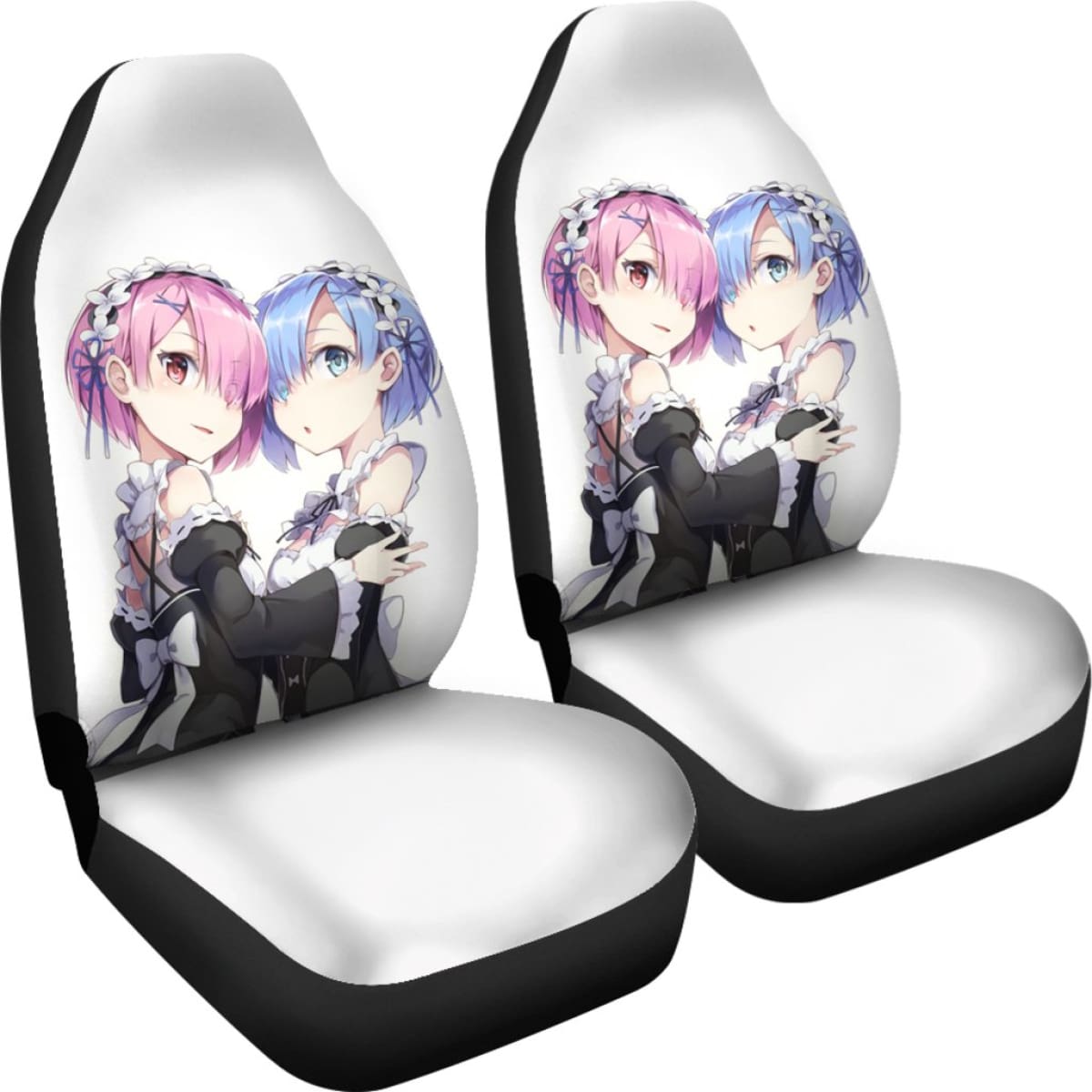 Ram & Rem Rezero Seat Covers Amazing Best Gift Ideas 2020 Universal Fit 090505