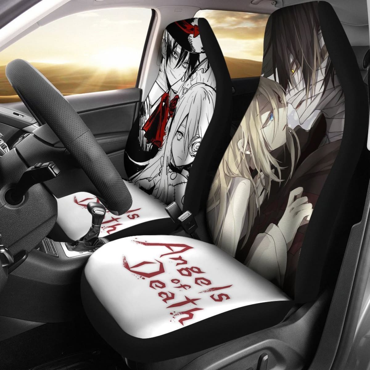 Ray X Zack Angels Of Death Car Seat Covers Mn04 Universal Fit 225721