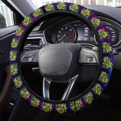 Rayquaza Anime Custom Car Steering Wheel Cover
