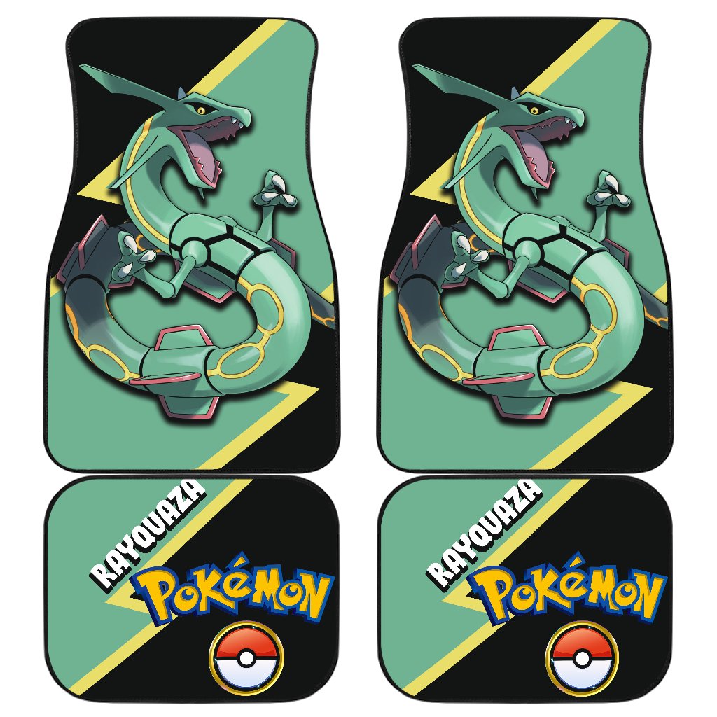 Rayquaza Car Floor Mats Custom Anime Car Interior Accessories