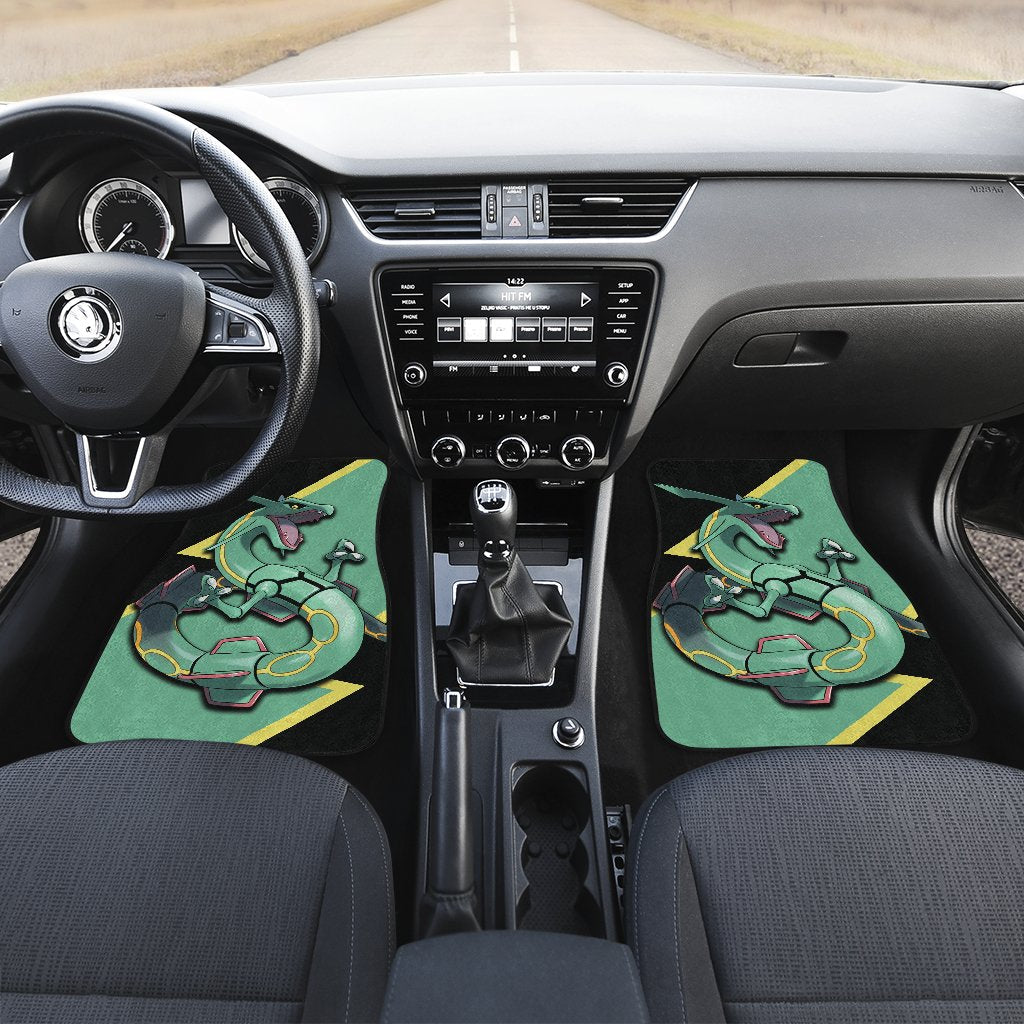 Rayquaza Car Floor Mats Custom Anime Car Interior Accessories