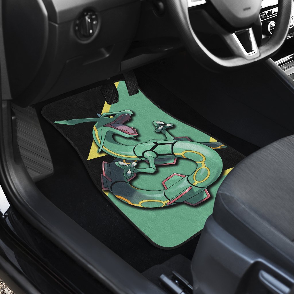 Rayquaza Car Floor Mats Custom Anime Car Interior Accessories