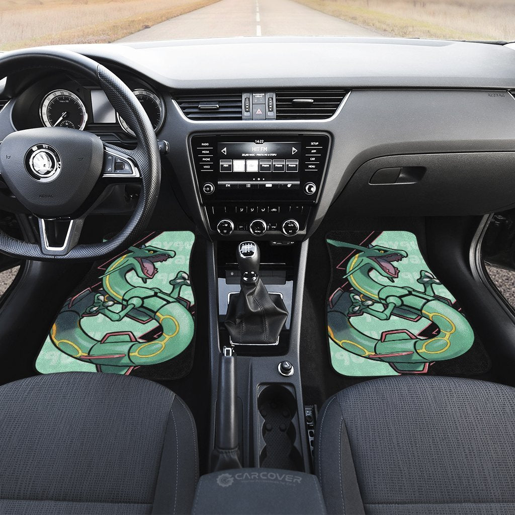 Rayquaza Car Floor Mats Custom Anime Car Interior Accessories