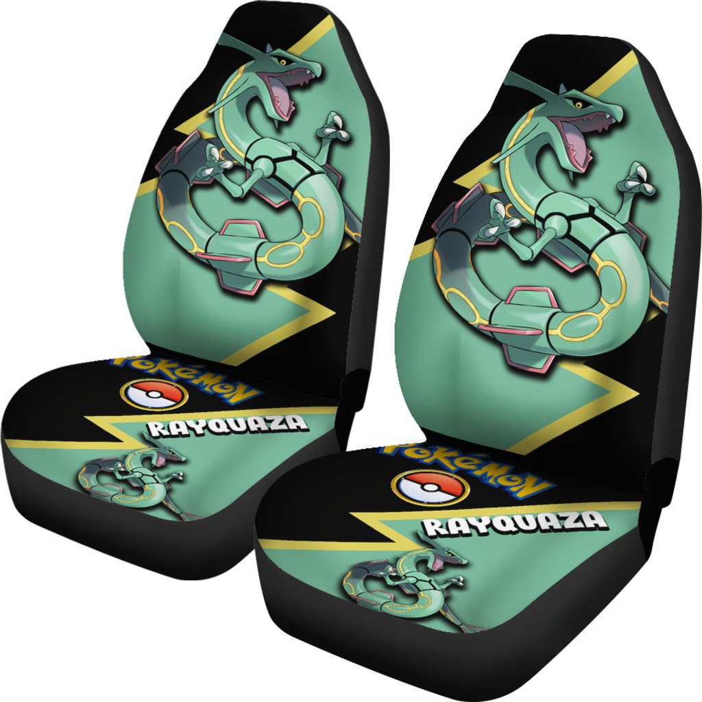 Rayquaza Car Seat Covers Custom Anime Pokemon Car Accessories