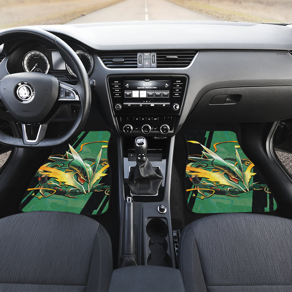Rayquaza Pokemon Car Floor Mats Style Custom For Fans Ci230130-03a