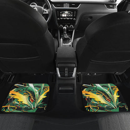 Rayquaza Pokemon Car Floor Mats Style Custom For Fans Ci230130-03a