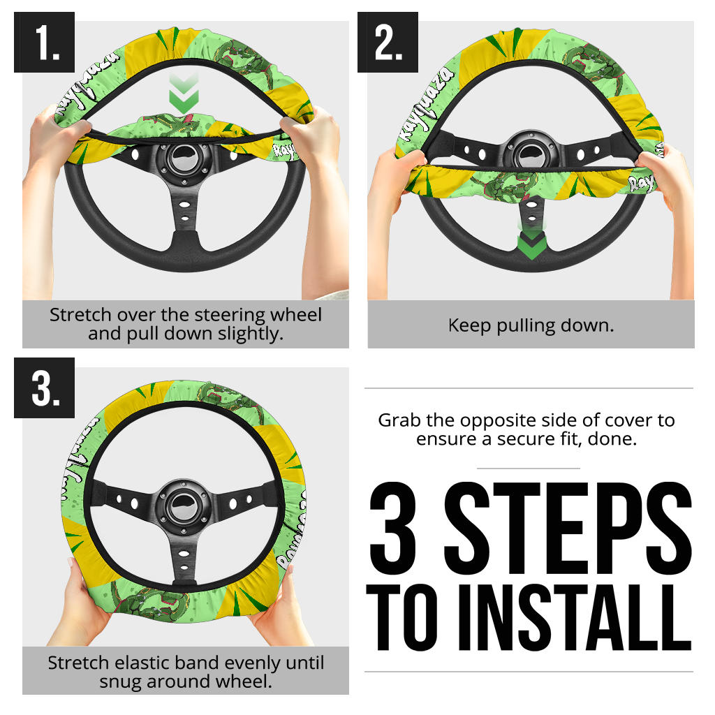 Rayquaza Steering Wheel Cover