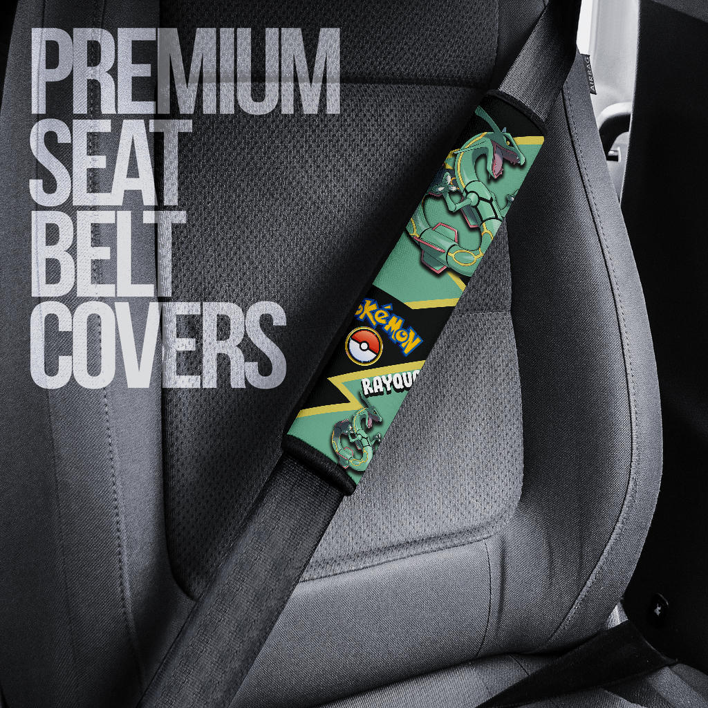 Rayquaza car seat belt covers Anime Custom Car Accessories