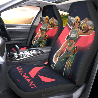 Raze Car Seat Covers Custom Valorant Agent