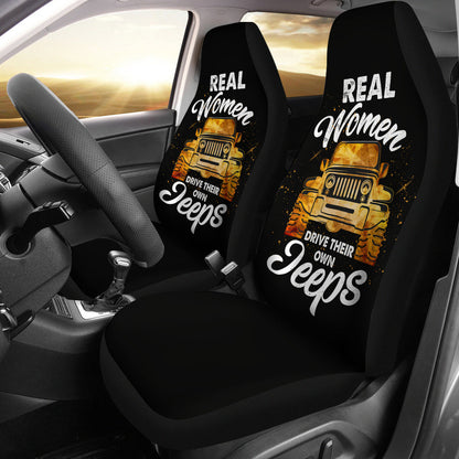 Real Woman Love Jeep Car Seat Cover