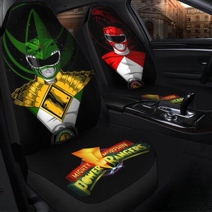 Red And Green Mighty Morphin Power Ranger Car Seat Covers