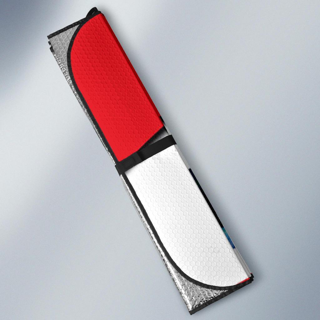 Red Car Eyes Auto Sun Shades Windshield Accessories Decor Gift