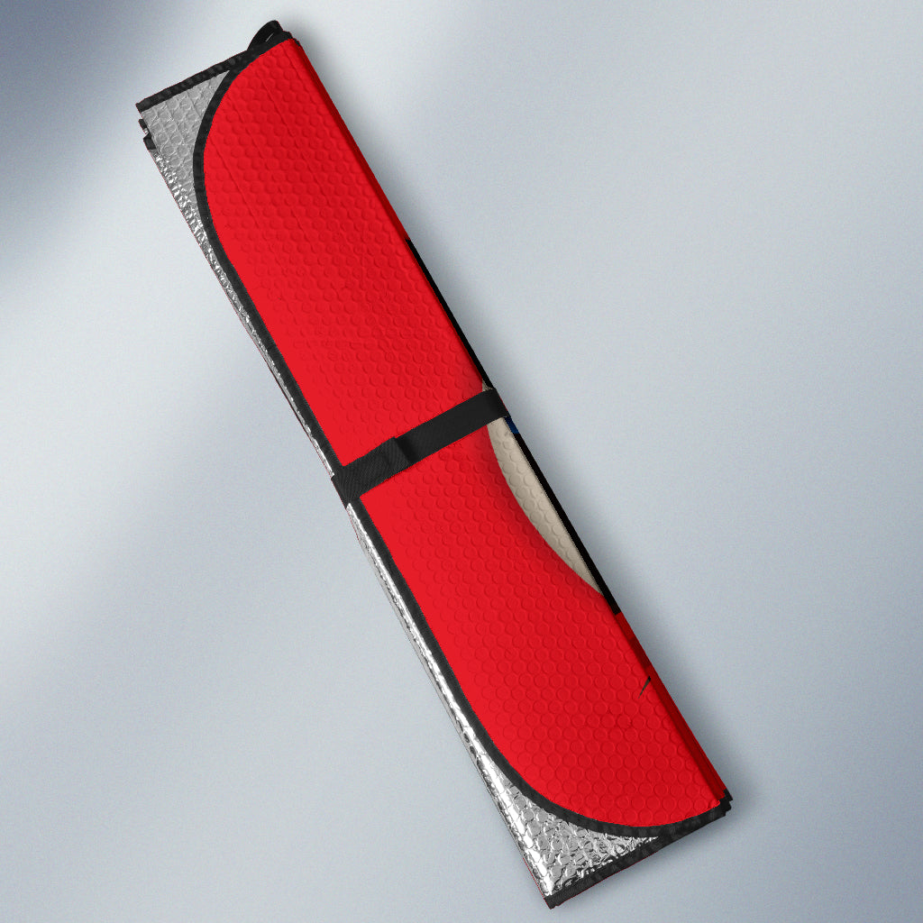 Red Challenging Cartoon Eyes Car Auto Sun Shades Windshield Accessories Decor Gift