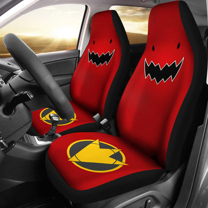 Red Dino Thunder Power Rangers Car Seat Covers