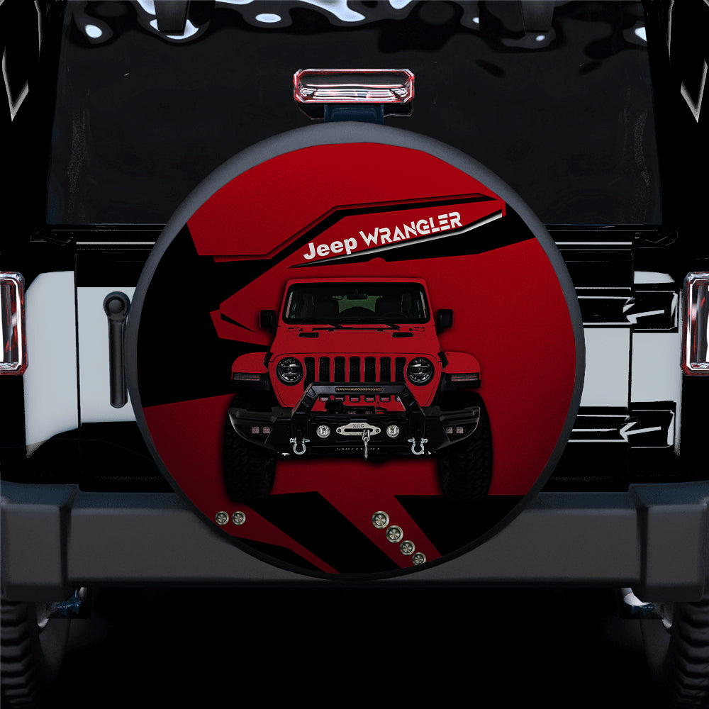 Red Jeep Car Spare Tire Cover