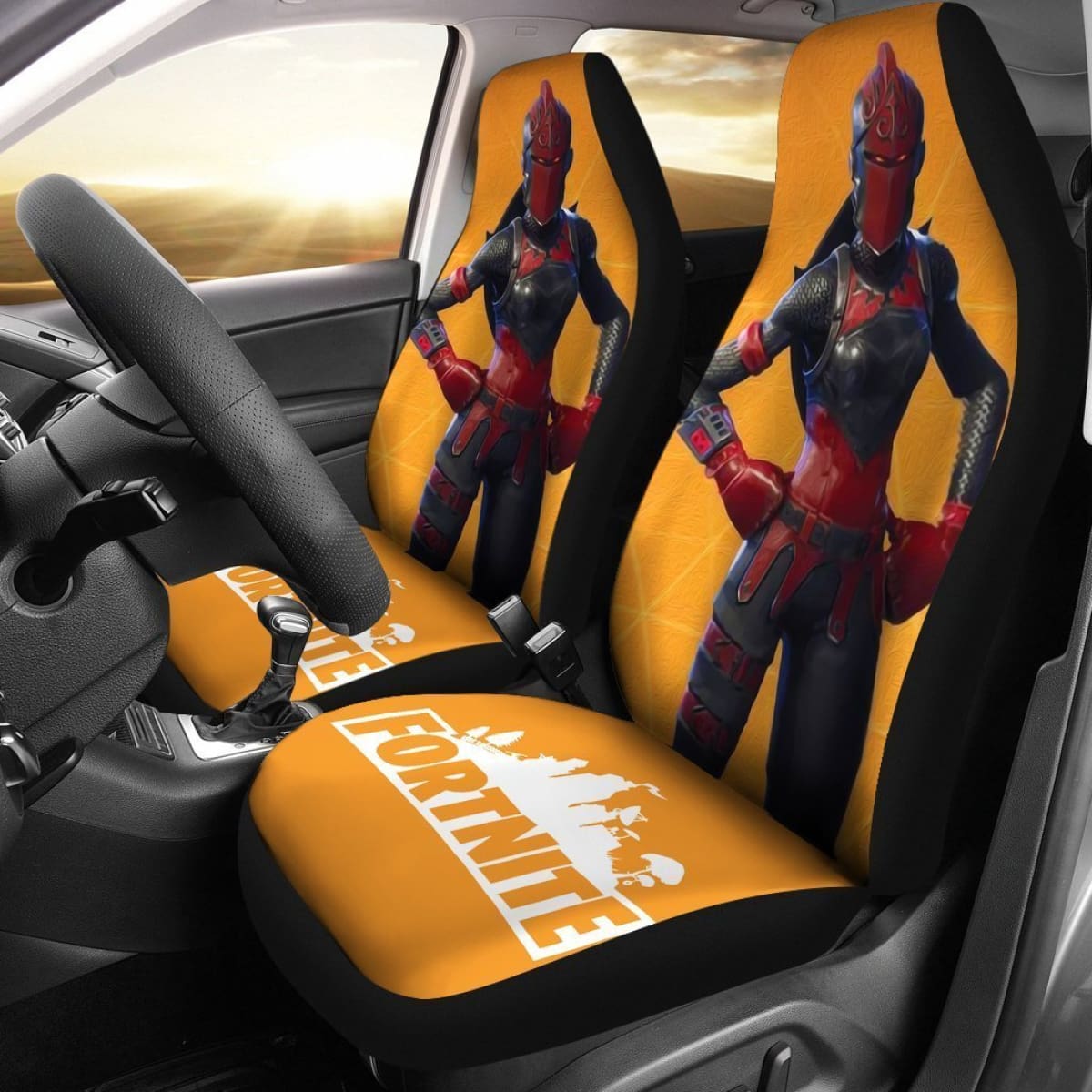 Red Knight Fortnite Battle Royale Car Seat Covers Mn04 Universal Fit 225721