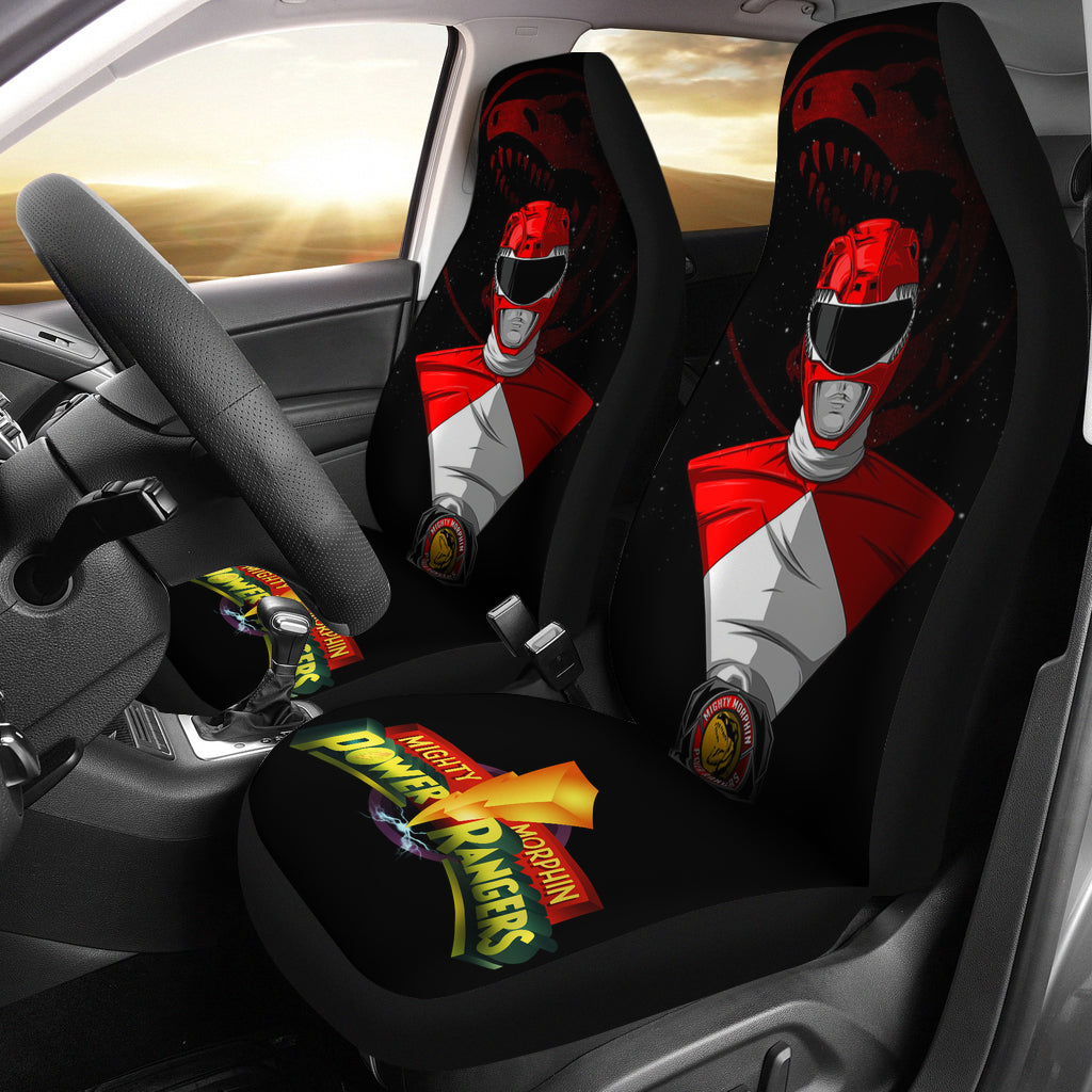 Red New Mighty Morphin Power Rangers Car Seat Covers