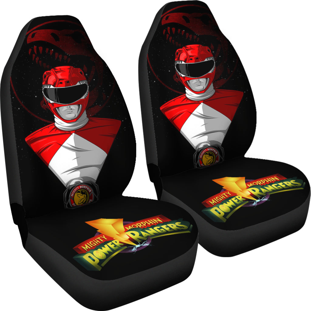 Red New Mighty Morphin Power Rangers Car Seat Covers